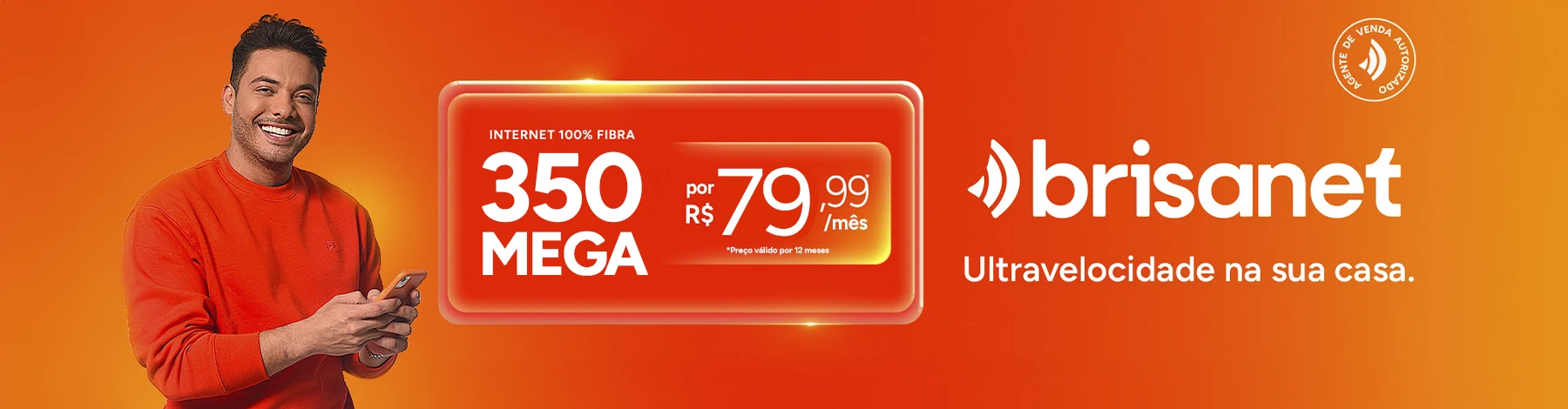 Internet 100% Fibra. 300 mega por R$59,99/mês. Assine agora.